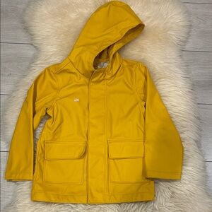 Old Navy Kids Yellow Hooded Raincoat